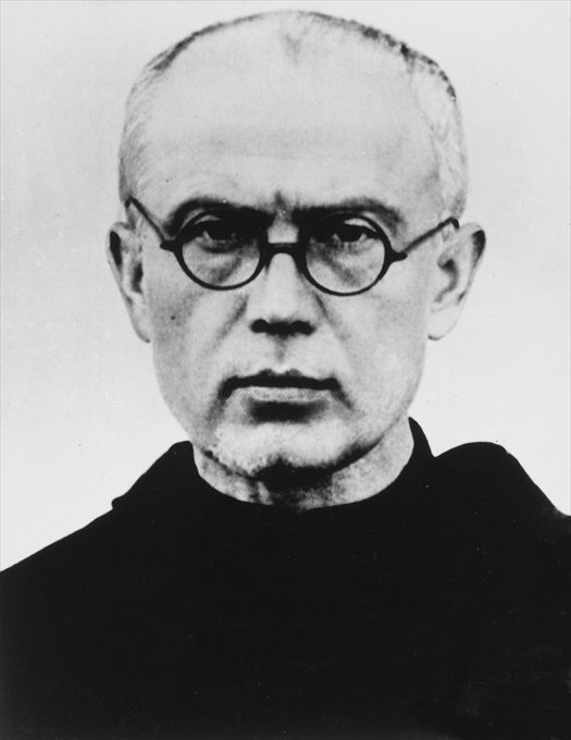 Photo of Father Maximillian Kolbe.