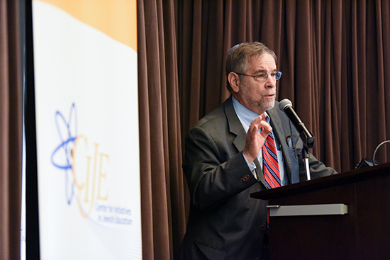 Michael Berenbaum speaks at the IWitness-CIJE launch event at USC, February 26, 2015