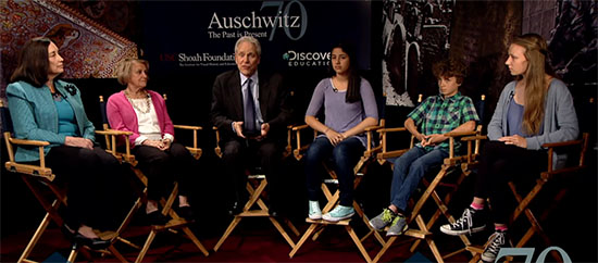 Panelists for USC Shoah Foundation and Discovery Education&#039;s Auschwitz: The Past is Present Virtual Experience