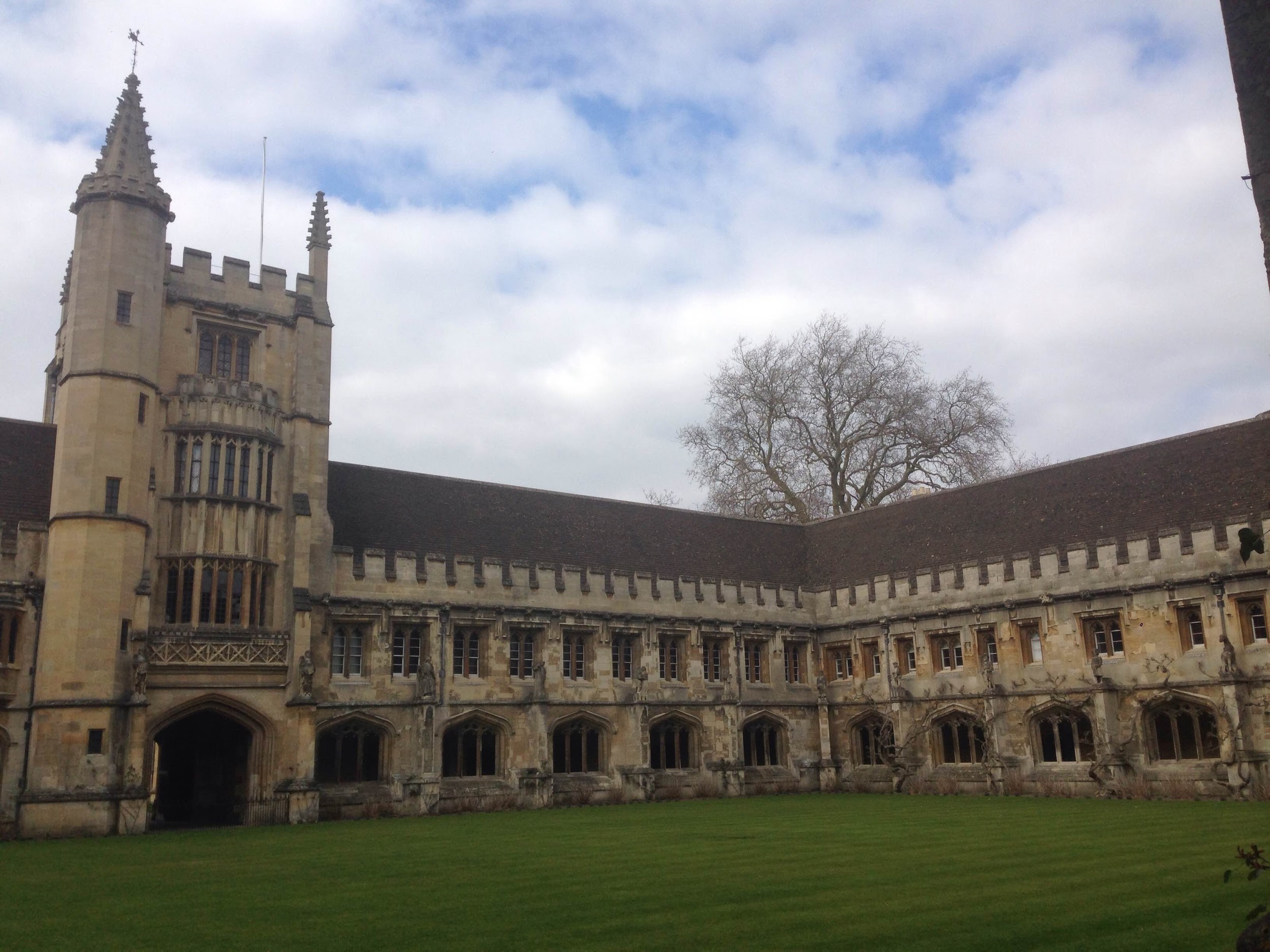 Hertford College courtyard