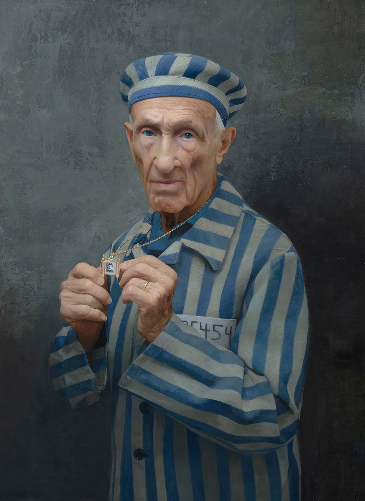 Portrait of Edward Mosberg by David Kassan (2019). Photo courtesy of the artist.