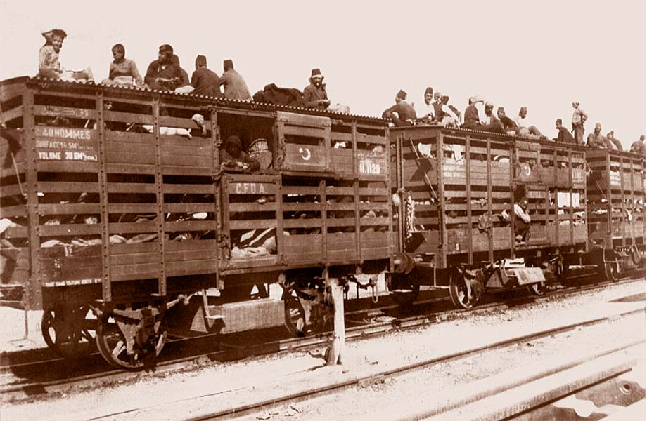 Deportation of Armenians on the Baghdad railway, a photo included in the “Politics and Place” IWitness activity.&lt;em&gt;Photo Source: Armenian Genocide Museum Institute. Image Provided By: &lt;/em&gt;&lt;a href=&quot;https://www.niod.nl/en&quot; target=&quot;_blank&quot; title=&quot;https://www.niod.nl/en&quot;&gt;&lt;em&gt;NIOD Institute for War, Holocaust and Genocide Studies&lt;/em&gt;&lt;/a&gt;&lt;em&gt;. All Rights Reserved.&lt;/em&gt;
