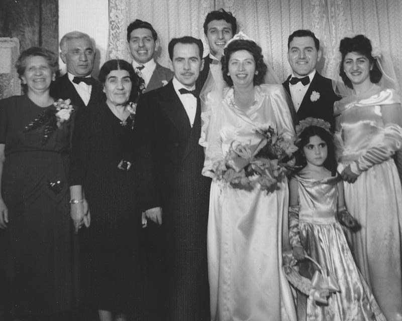 Sam married Mary Taylorson in 1948. Mary died in 1962, and Sam’s mother, Vartanush, left of Sam, died in 1965. (Photos courtesy of Gregory Kadorian.)
