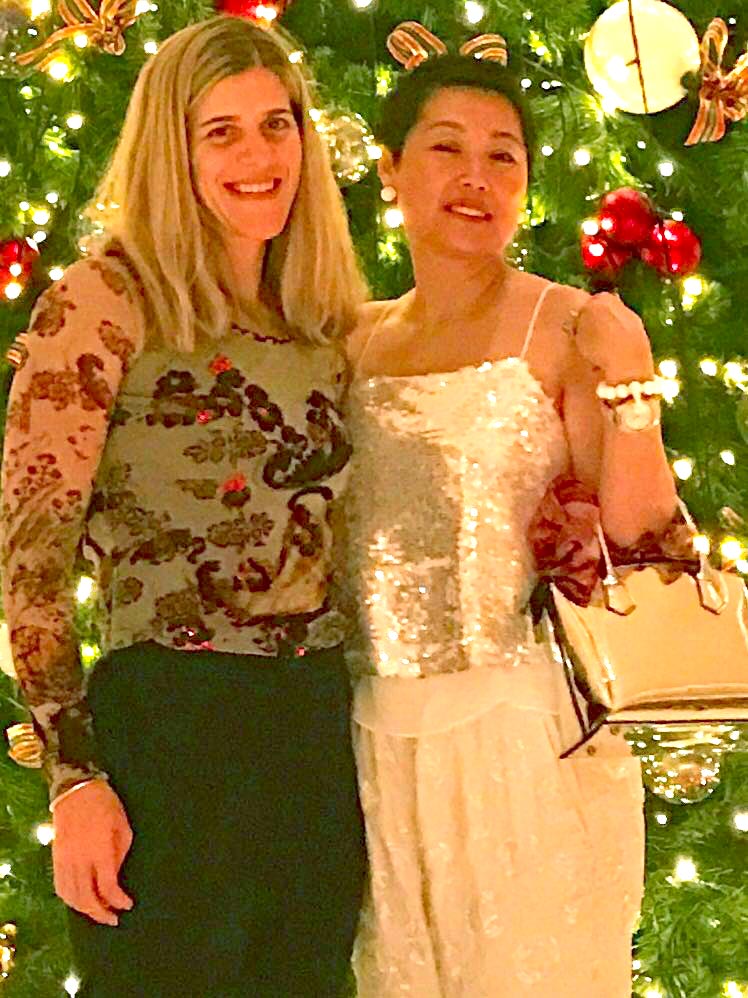 Kim Simon with Ceci Chan in New York, NY, 2016