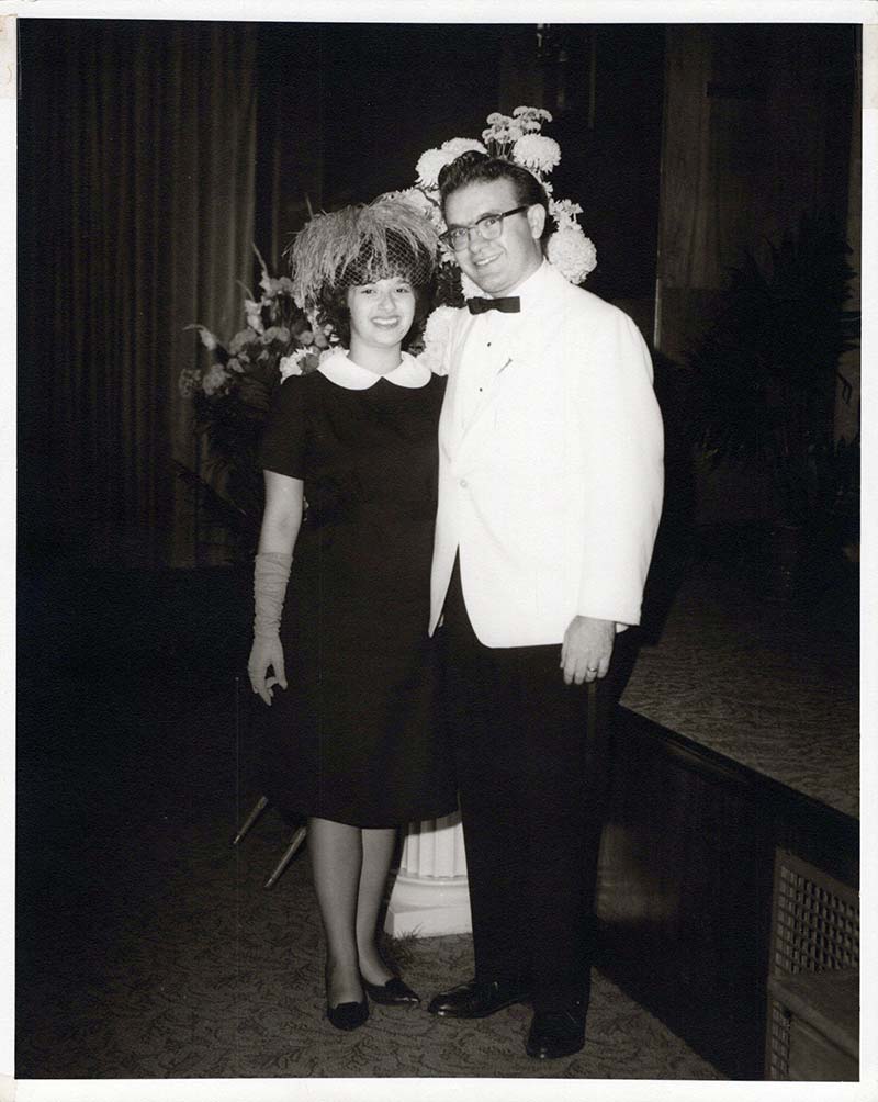 Gerald Szames and Eva Bekes, also a survivor, were married in 1959.
