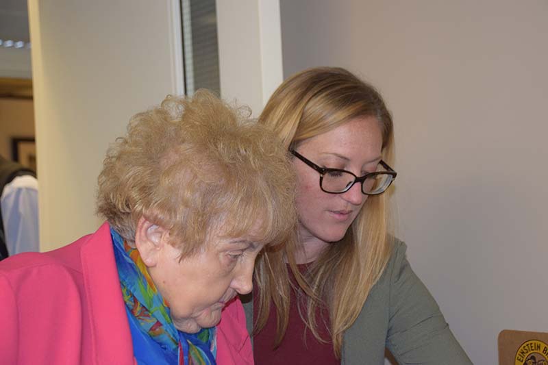 Kia with Holocaust Survivor Eva Kor