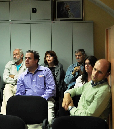 Audience members at Stephen D. Smith's lecture at the Interdisciplinary Judaic Studies Program of the National University Kyiv–Mohyla Academy.