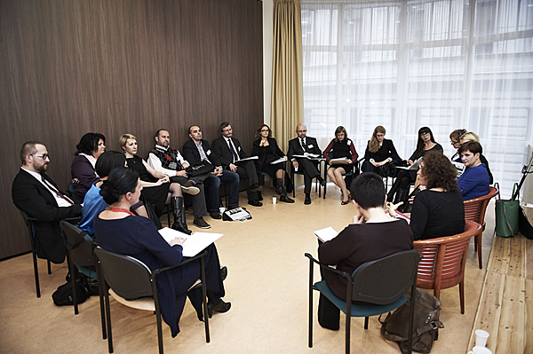 Introductory meeting in the Jewish Center Balint, Budapest.