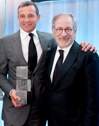 Robert A. Iger and Steven Spielberg