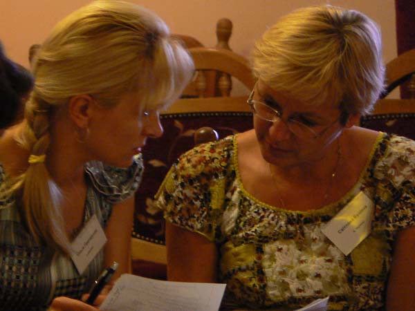 Encountering Memory Train-the-trainer seminar in Mukachevo, August 2008.