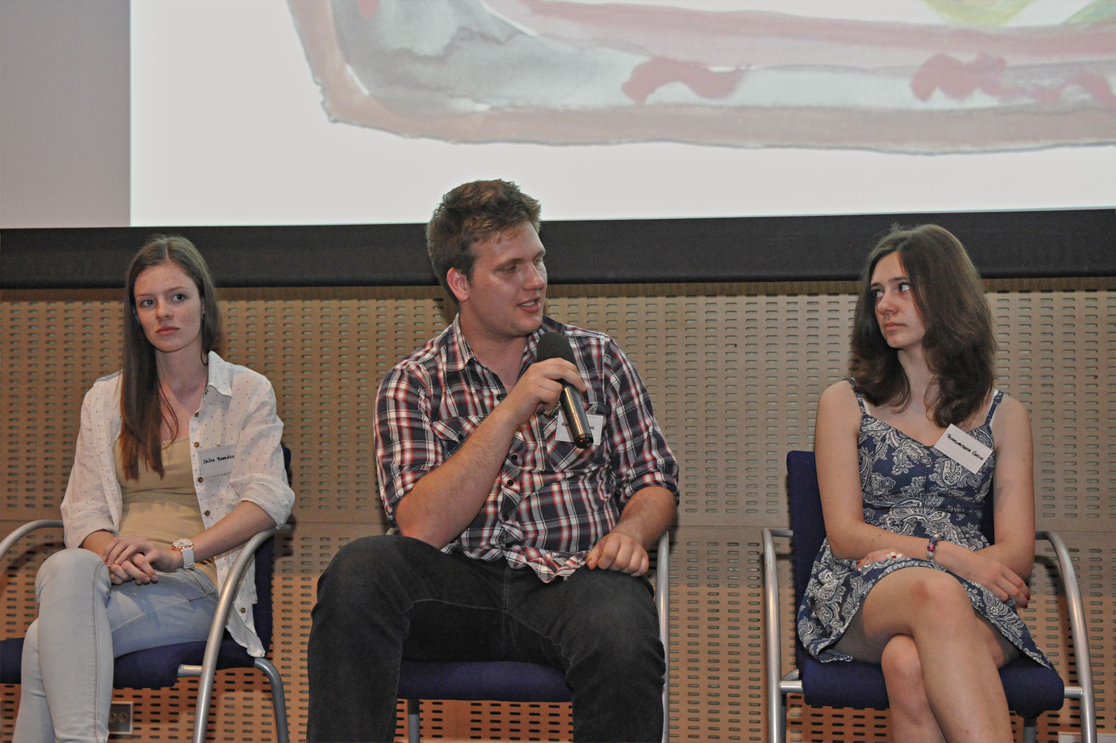 Panel discussion at Ludwig Museum