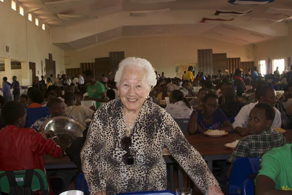 Renée Firestone in Rwanda, 2013