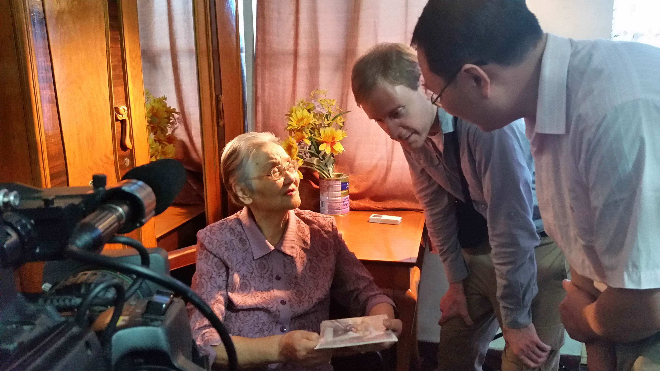 Staff traveled to China to record 18 new testimonies for the Nanjing Massacre collection.
