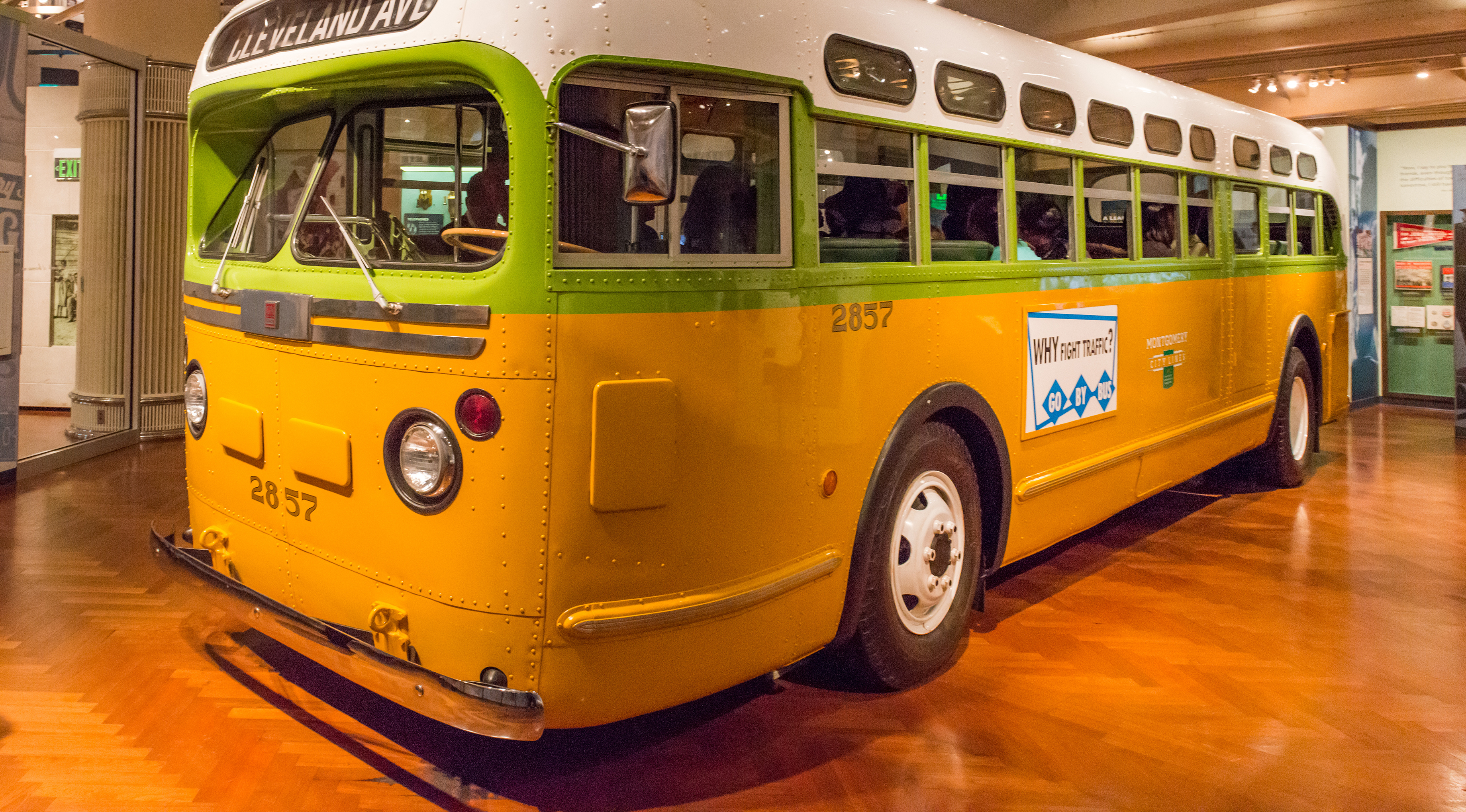 Rosa Parks bus at Henry Ford Museum