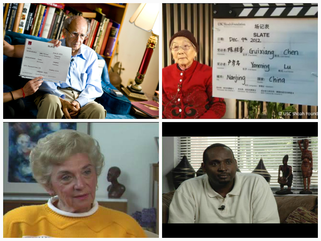 Featured interviewees from our four testimony collections