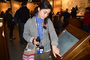 Ruth at the Museum of the History of Polish Jews