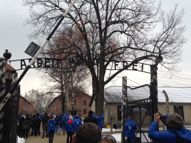 March of the Living 2013 in Auschwitz.