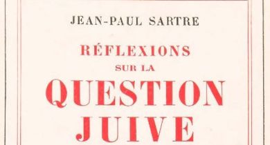 The cover of 'Réflexions sur la question juive' (called in English 'Anti-Semite and Jew') by Jean-Paul Sartre in French.