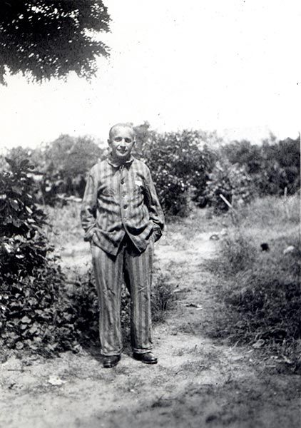 André was liberated from Dachau in April 1945, and kept his uniform as a remembrance when he moved to Paris after the war.