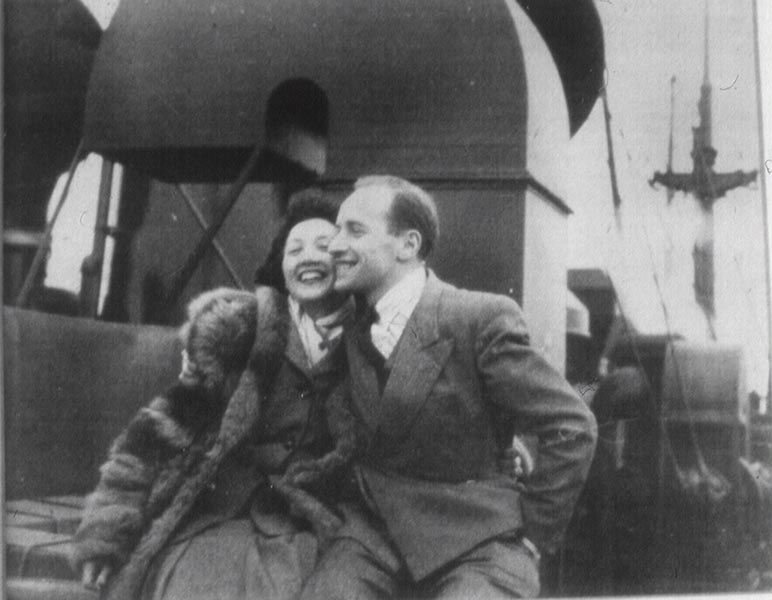 Claire Dyment, a German Jewish linguist, intercepted and decoded German radio messages for British intelligence. Claire and André married in 1946.