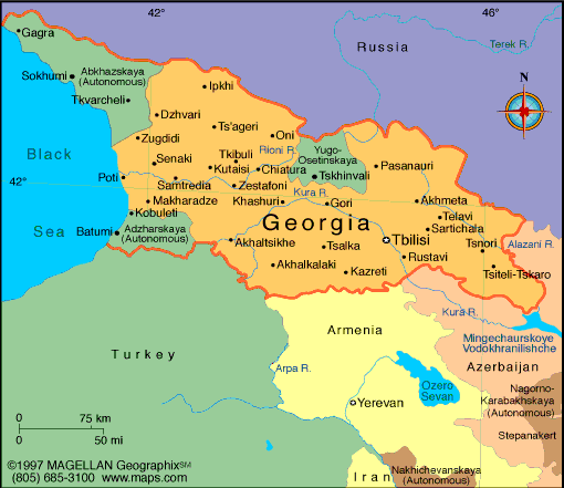 Map of Georgia