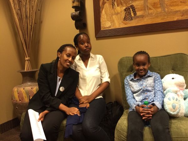 Edith and her daughters.
