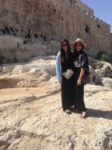 During my first trip to Israel. During my first trip to Israel.
