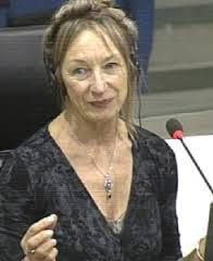 Testifying at the UN tribunal in Cambodia. Testifying at the UN tribunal in Cambodia.