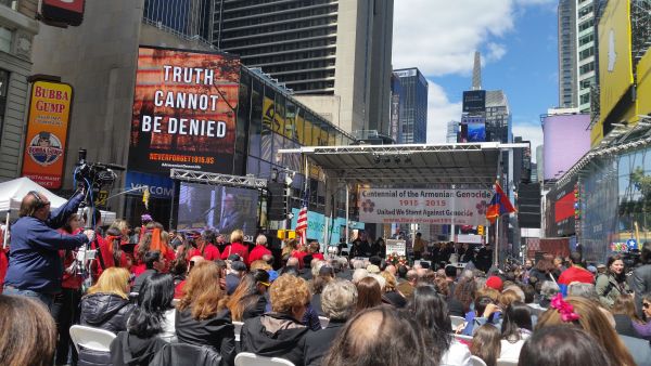 Stephen Smith speaking at NYC Armenian Genocide Commemoration