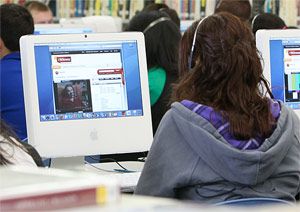 Students working with IWitness
