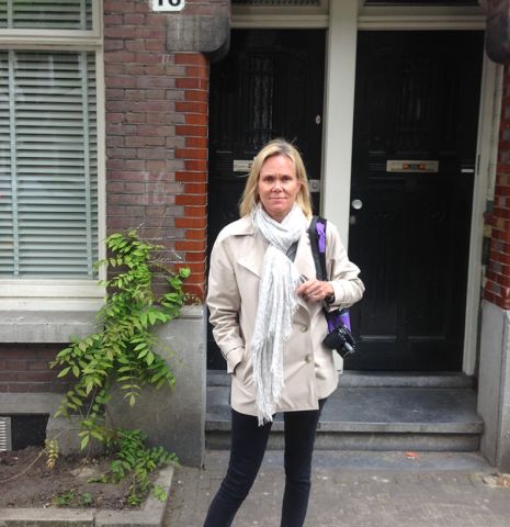 Urlika Citron outside of her grandparent's home in Holland Urlika Citron outside of her grandparent's home in Holland.