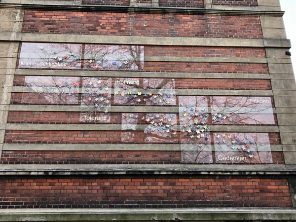 The butterflies will be displayed as a permanent memorial at the primary school, Bewegte Grundschule.