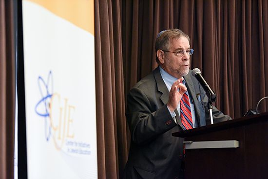 Michael Berenbaum speaks at the IWitness-CIJE launch event at USC, February 26, 2015 Michael Berenbaum speaks at the IWitness-CIJE launch event at USC, February 26, 2015