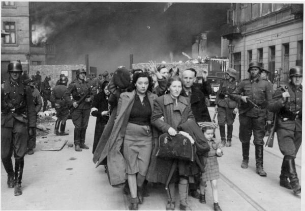 Warsaw Ghetto Uprising (public domain photo)