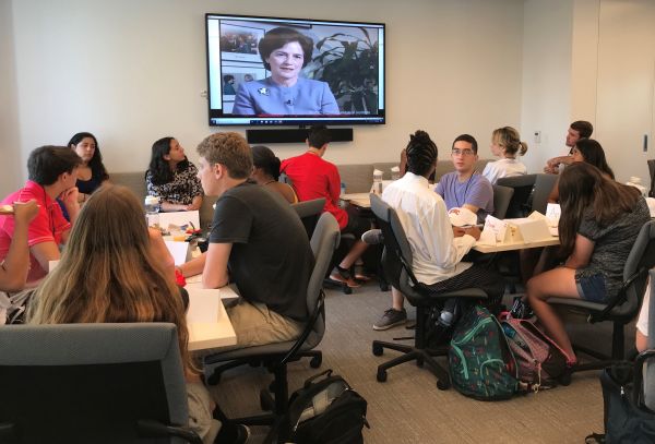 This year's junior interns come from middle and high schools from across the United States.