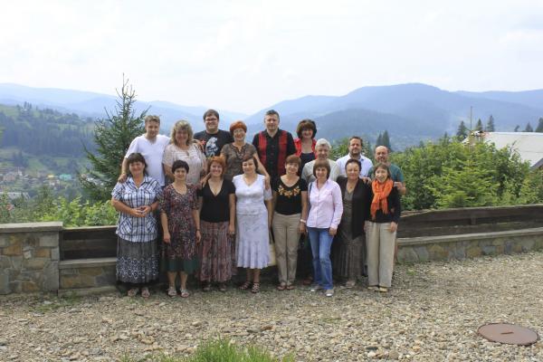 Teaching with Testimony cohort in Slavske, Ukraine. Teaching with Testimony cohort in Slavske, Ukraine.