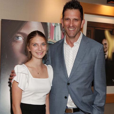 Zuzanna Surowy, with My Name Is Sara director Steven Oritt. “There’s this inner strength that Zuzanna exudes so easily," he said.