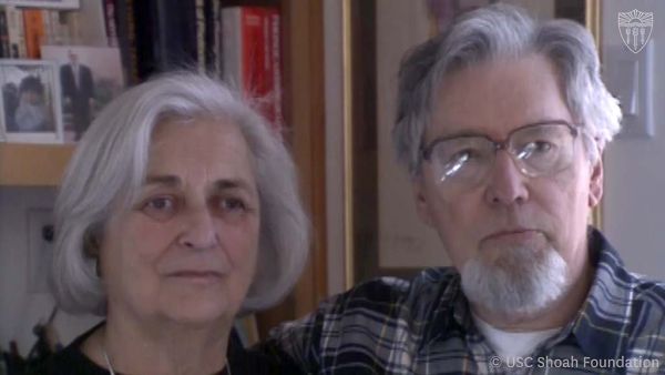 Dr. Abner J. Delman (right) with his wife Ilse Delman Dr. Abner J. Delman (right) with his wife Ilse Delman