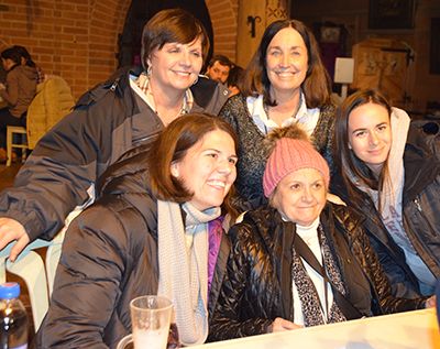 Tracy Sockalosky, bottom left, with Holocaust survivor Paula Lebovics, bottom center, and teachers during Auschwitz: The Past is Present Tracy Sockalosky, bottom left, with Holocaust survivor Paula Lebovics, bottom center, and teachers during Auschwitz: The Past is Present